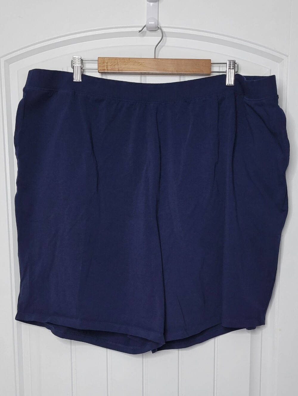 Catgerines Elastic-Waist Navy Lounge Shorts